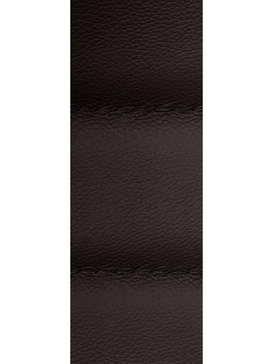 Silla de oficina Mollis de cuero genuino, café