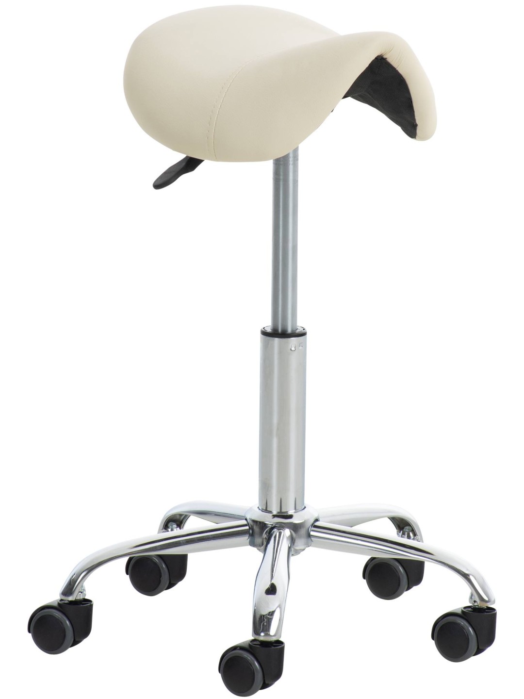 Taburete de trabajo Reno, crema