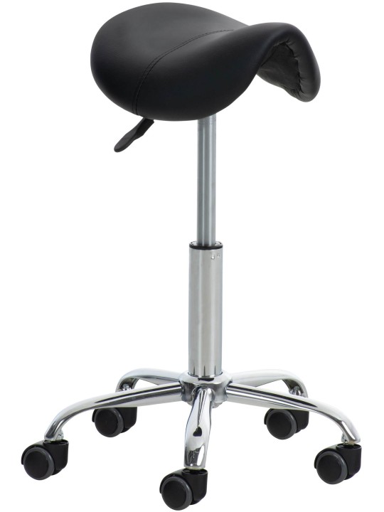 Taburete de trabajo Reno, negro