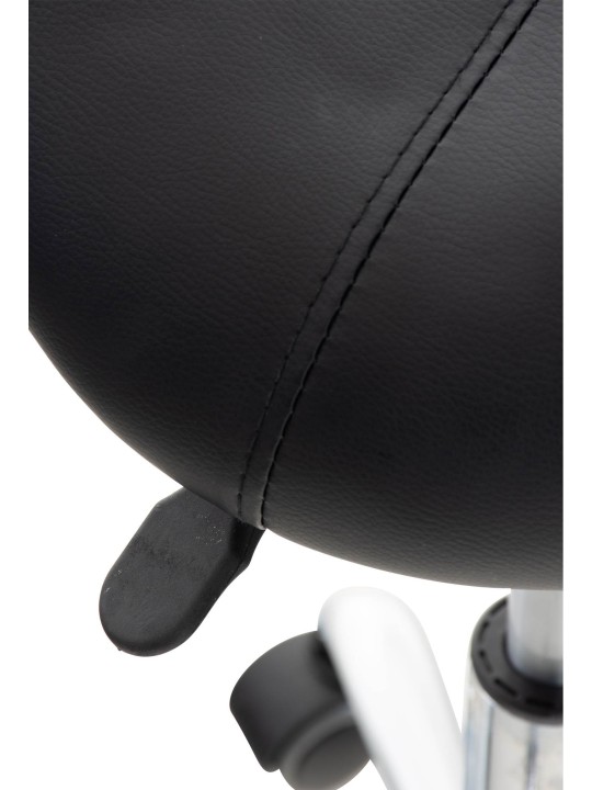 Taburete de trabajo Reno, negro