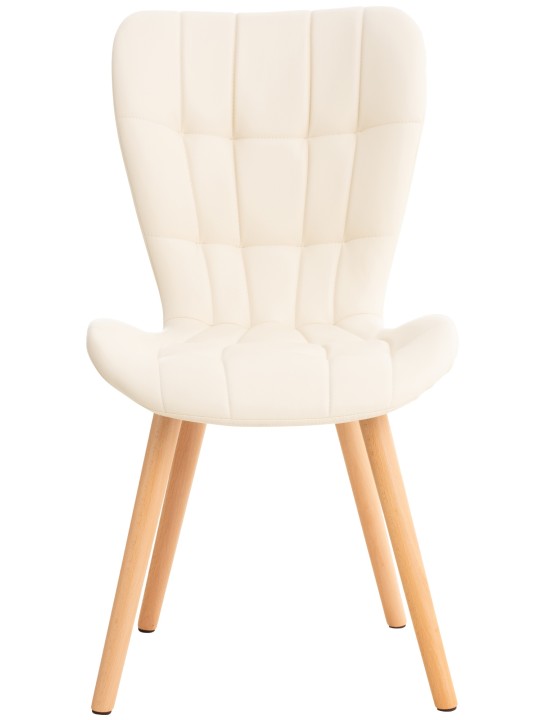 Silla Elda PU natura, crema Silla Elda PU natura, crema