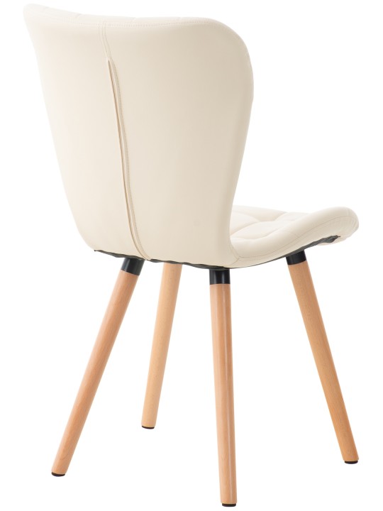 Silla Elda PU natura, crema Silla Elda PU natura, crema