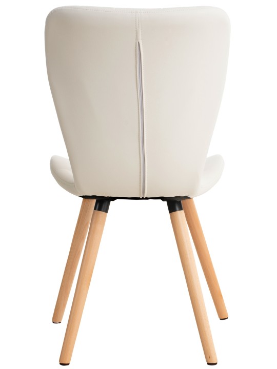 Silla Elda PU natura, blanco Silla Elda PU natura, blanco
