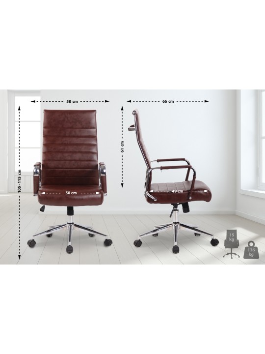 Silla de oficina Columbus, burdeos Silla de oficina Columbus, burdeos