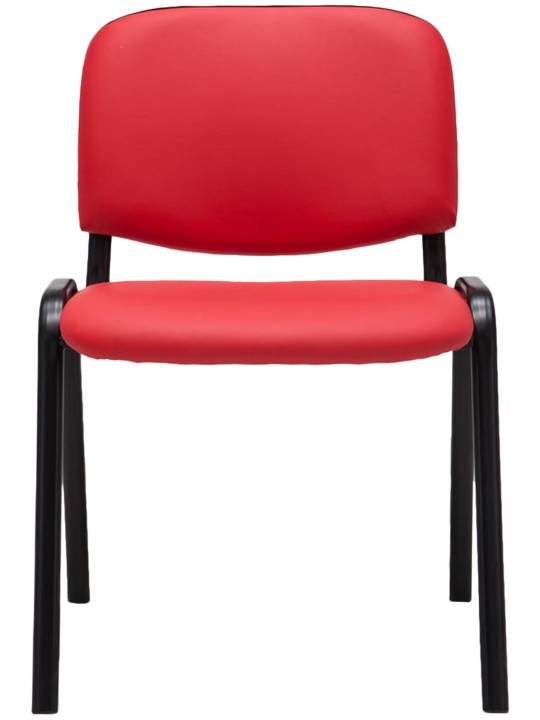 Silla de visita Ken símil piel, rojo Silla de visita Ken símil piel, rojo