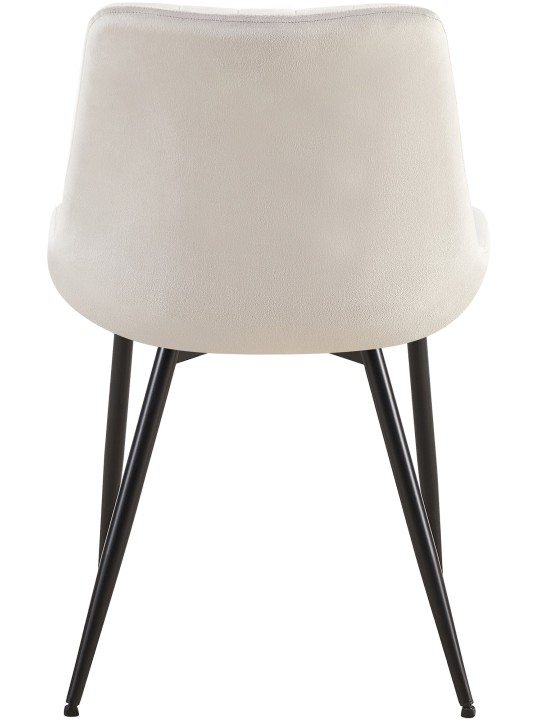 Silla Rahden terciopelo, gris claro Silla Rahden terciopelo, gris claro