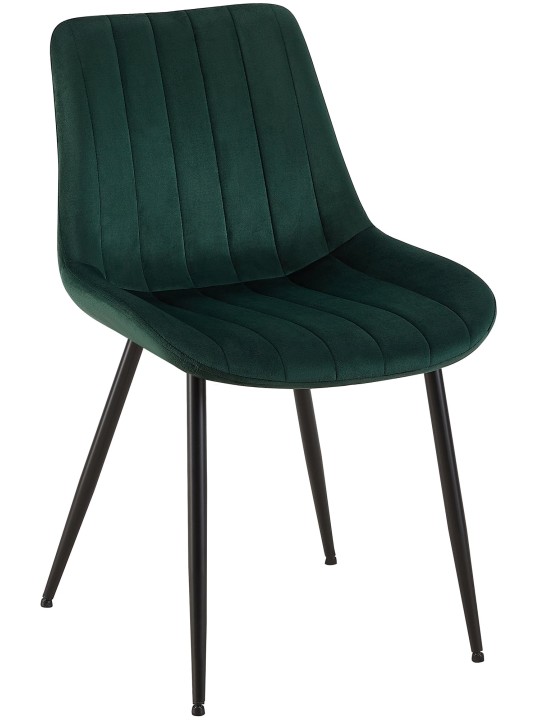 Silla Rahden terciopelo, verde