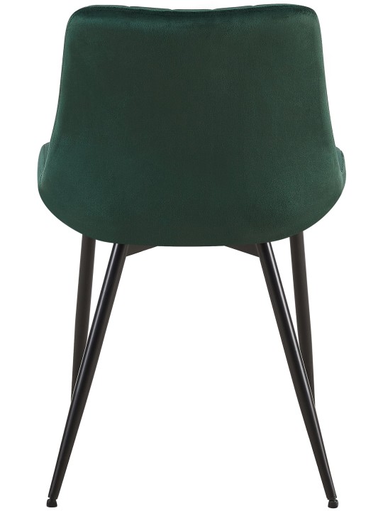 Silla Rahden terciopelo, verde