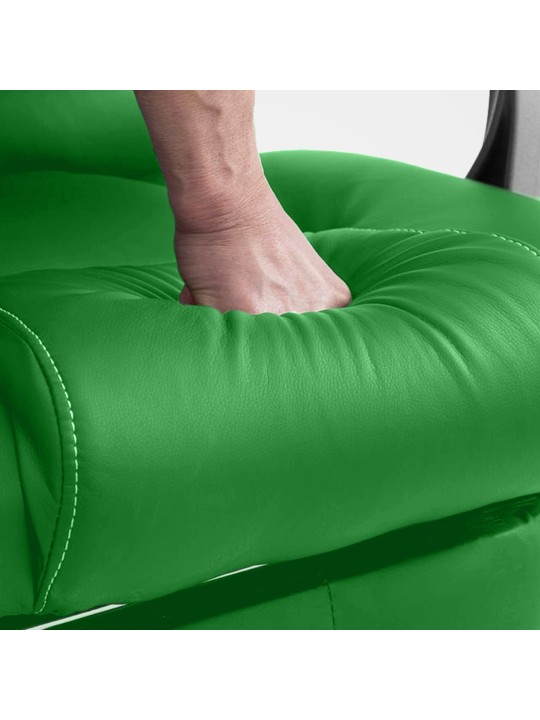 Silla de oficina Pacific con función de masaje V2, verde