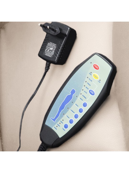 Silla de oficina Pacific con función de masaje V2, crema