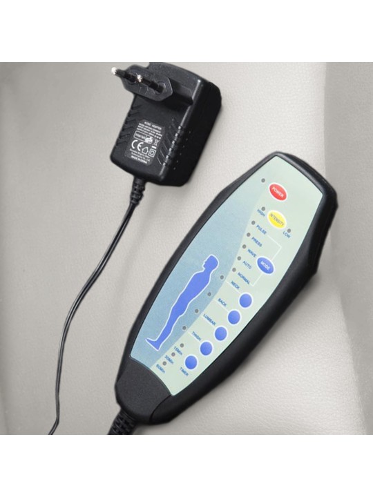 Silla de oficina Pacific con función de masaje V2, blanco