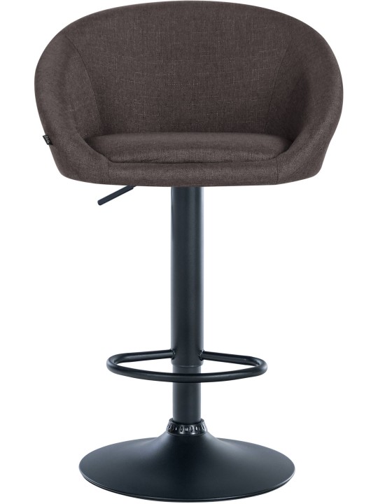 Taburete de bar tela Davie, gris oscuro Taburete de bar tela Davie, gris oscuro