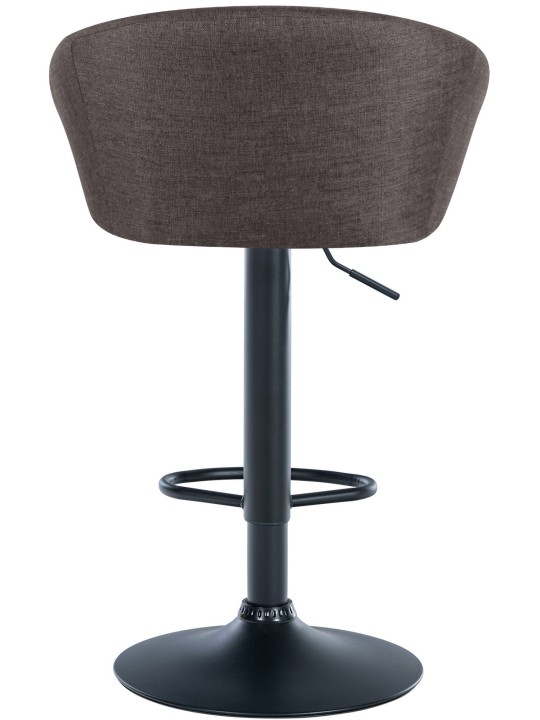 Taburete de bar tela Davie, gris oscuro Taburete de bar tela Davie, gris oscuro