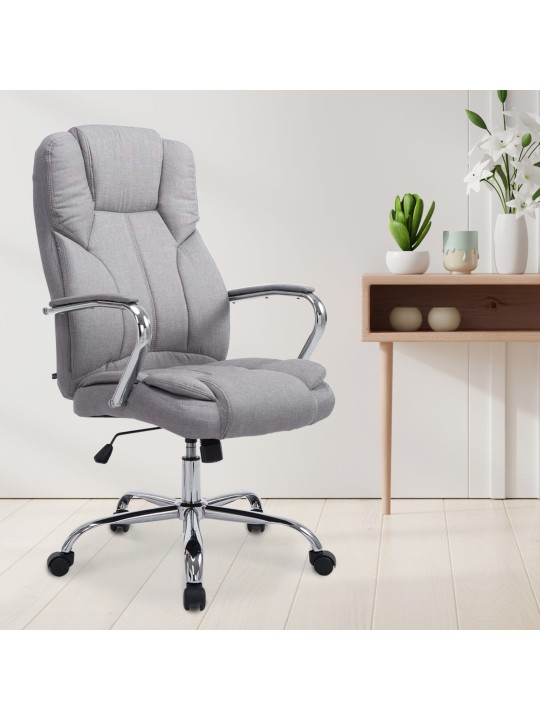 Silla de oficina BIG tejido Xanthos, gris Silla de oficina BIG tejido Xanthos, gris