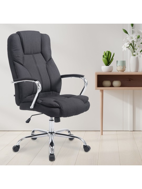 Silla de oficina BIG tejido Xanthos, negro