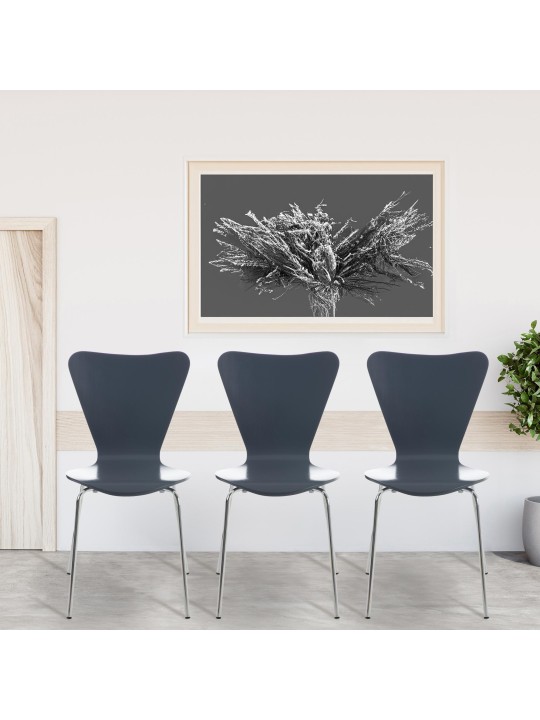 Silla de visita Calisto, gris