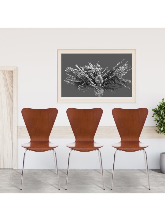 Silla de visita Calisto, marrón