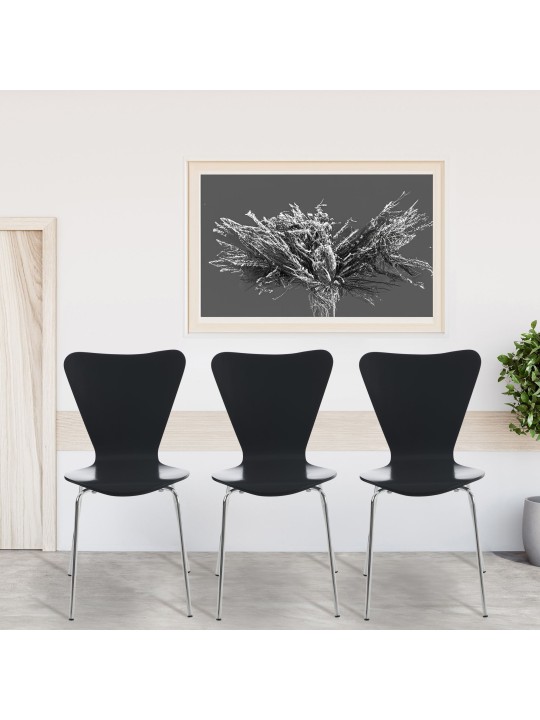 Silla de visita Calisto, negro