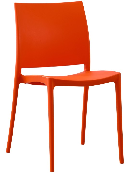 Silla Metón, naranja