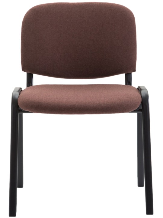 Silla de visita Ken V2 tela, marrón Silla de visita Ken V2 tela, marrón