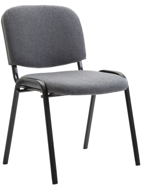 Silla de visita Ken V2 tela, gris Silla de visita Ken V2 tela, gris