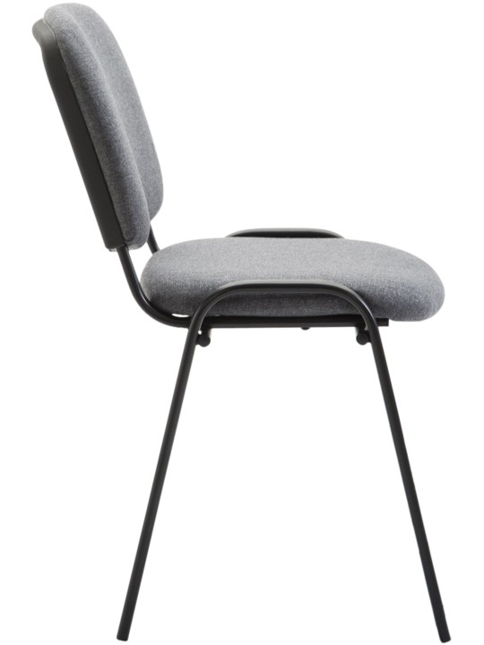 Silla de visita Ken V2 tela, gris Silla de visita Ken V2 tela, gris