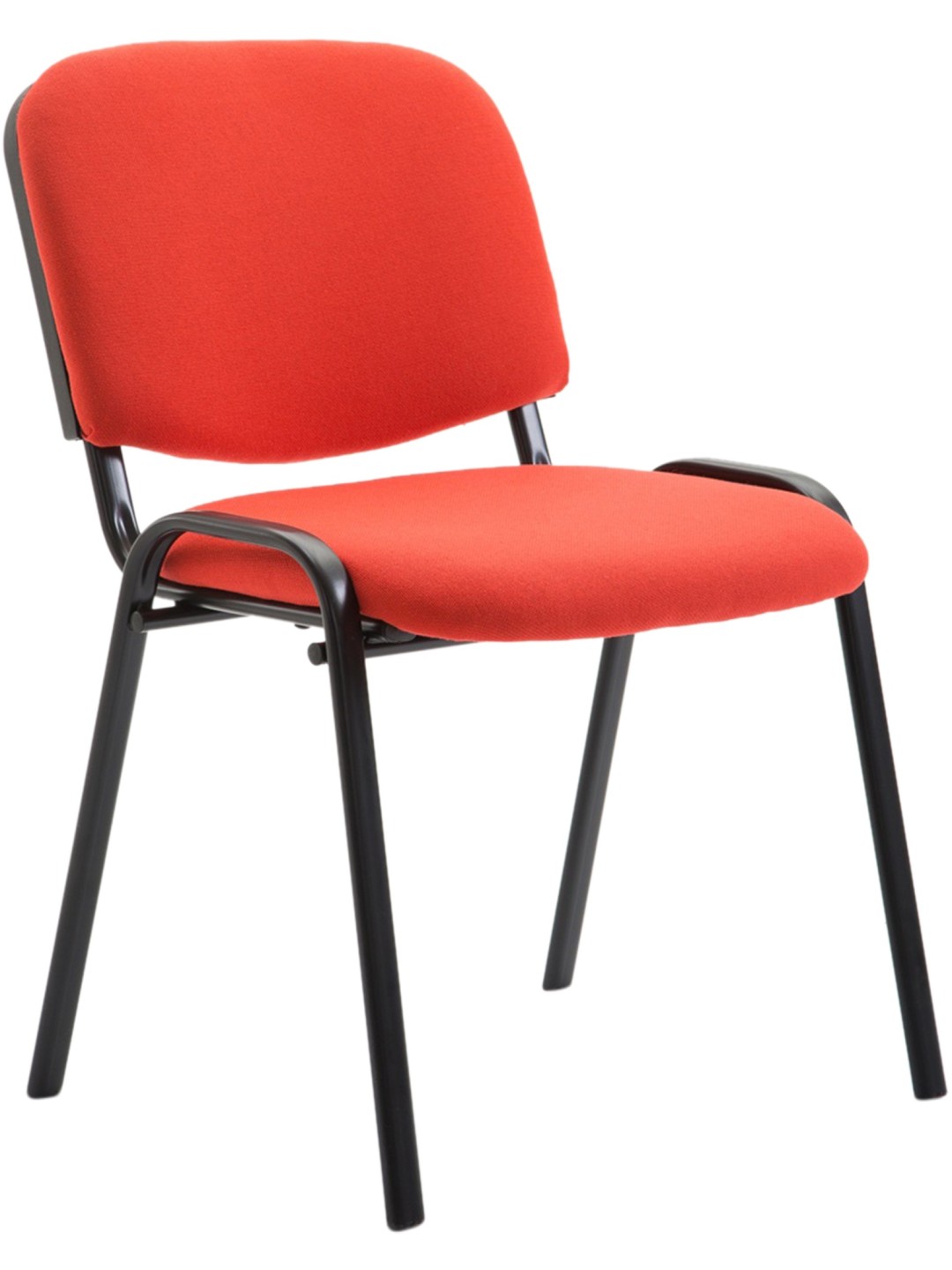 Silla de visita Ken V2 tela, rojo