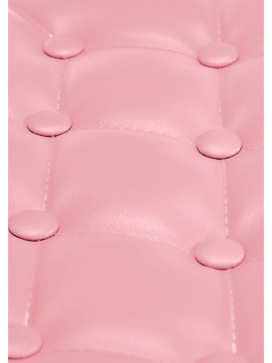 Taburete de trabajo Dublin piel sintética, rosa Taburete de trabajo Dublin piel sintética, rosa