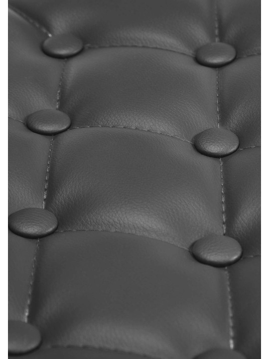 Taburete de trabajo Dublin piel sintética, negro Taburete de trabajo Dublin piel sintética, negro