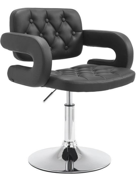 Tumbona Dublin piel sintética, negro Tumbona Dublin piel sintética, negro