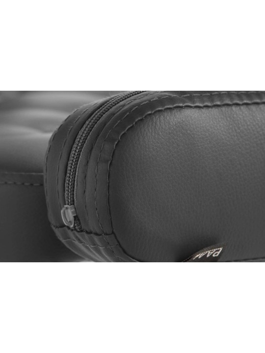 Tumbona Dublin piel sintética, negro Tumbona Dublin piel sintética, negro