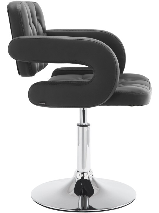 Tumbona Dublin piel sintética, negro Tumbona Dublin piel sintética, negro