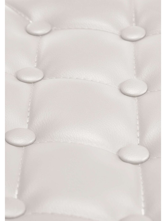 Tumbona Dublin piel sintética, blanco Tumbona Dublin piel sintética, blanco