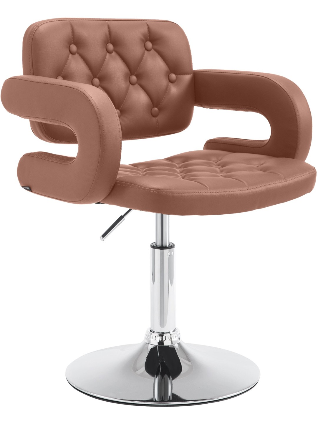 Tumbona Dublin piel sintética, coñac