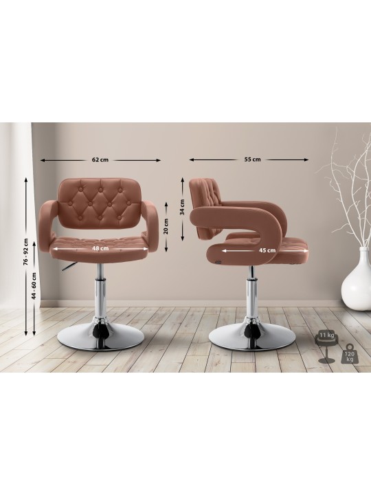 Tumbona Dublin piel sintética, coñac Tumbona Dublin piel sintética, coñac