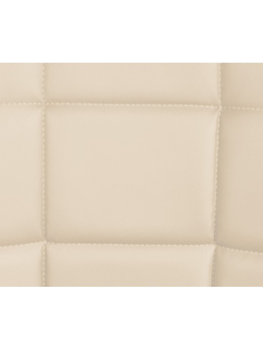Conjunto de 2 sillas Tom piel sintética, crema