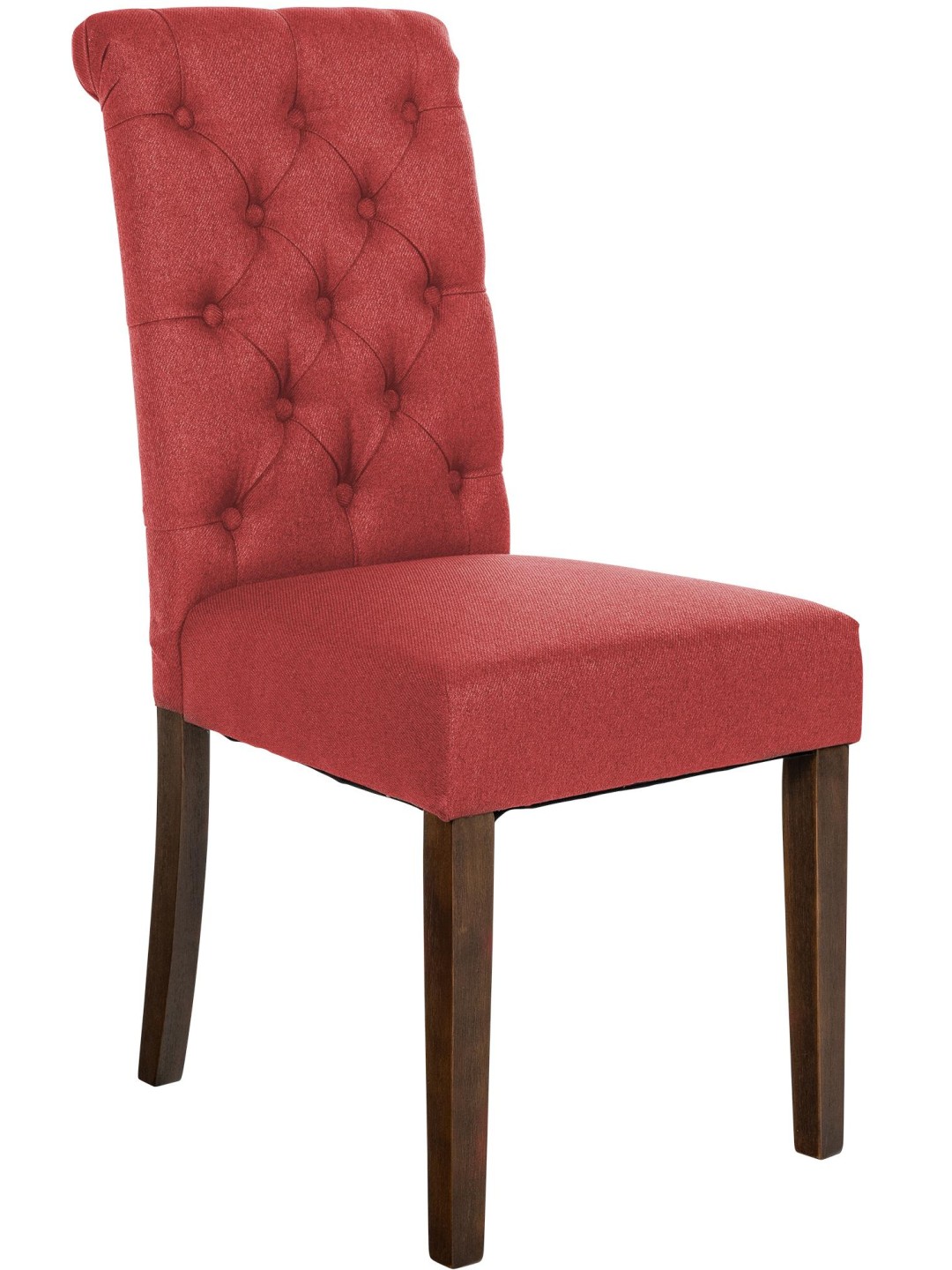 Silla de comedor tela Lisburn, rojo