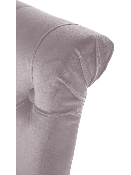 Silla de comedor Lisburn terciopelo, gris