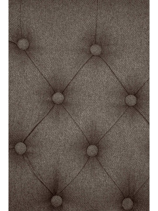 Juego de 2 sillas de comedor de tela Lisburn, taupe