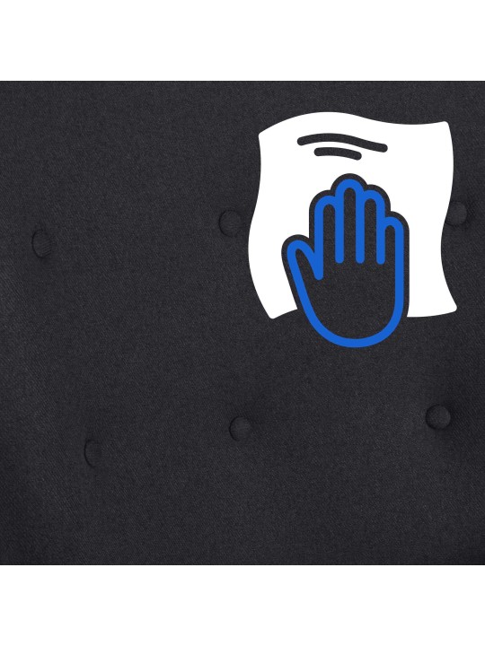 Silla Sanka tela, negro