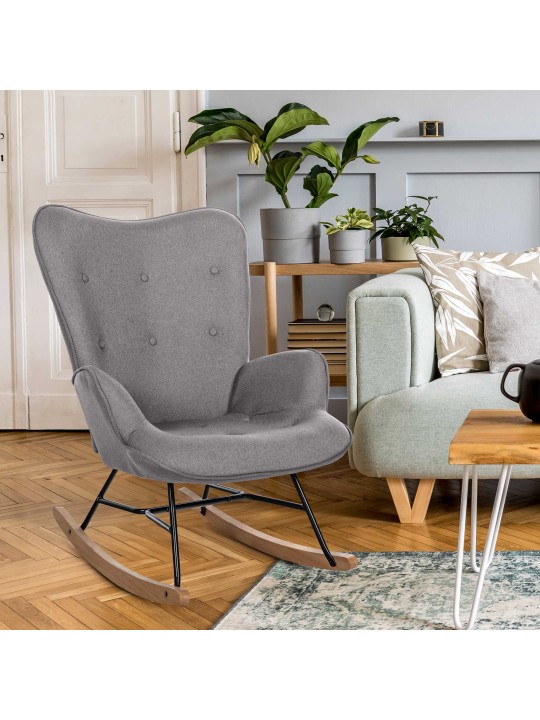 Silla Sanka tela, gris Silla Sanka tela, gris