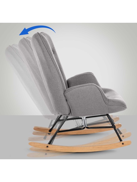 Silla Sanka tela, gris Silla Sanka tela, gris