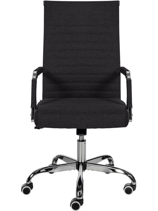 Silla de oficina Amadora tela, negro