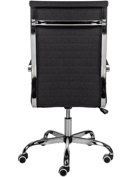 Silla de oficina Amadora tela, negro