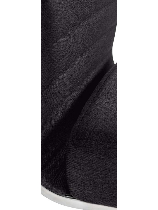 Silla de oficina Amadora tela, negro