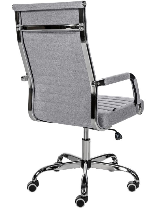 Silla de oficina Amadora tela, gris