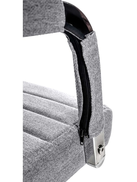 Silla de oficina Amadora tela, gris