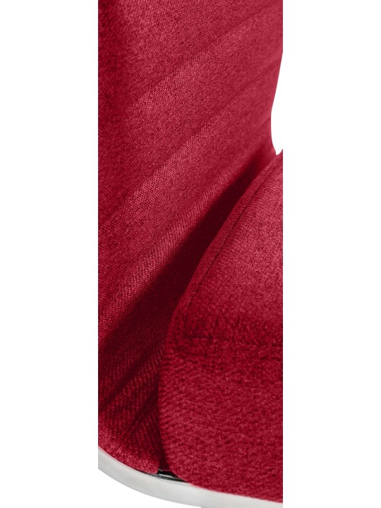 Silla de oficina Amadora tela, rojo