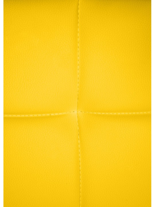 Silla de visita Canada B piel sintética, amarillo