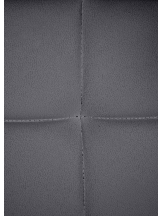 Silla de visita Canada B piel sintética, gris